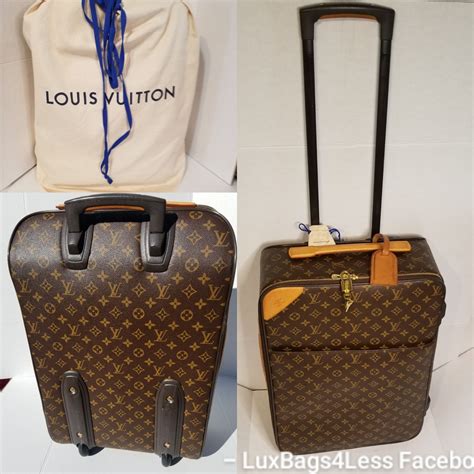 lv luggage with wheels.